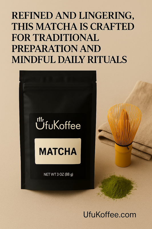 UfuKoffee Premium Matcha Powder for Traditional Rituals