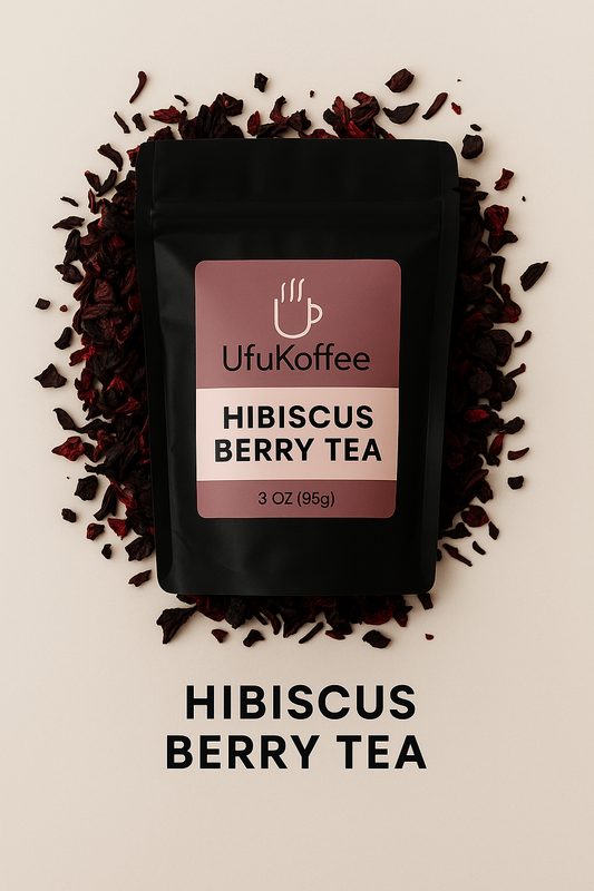 UfuKoffee Hibiscus Berry Tea Fruity Herbal Infusion