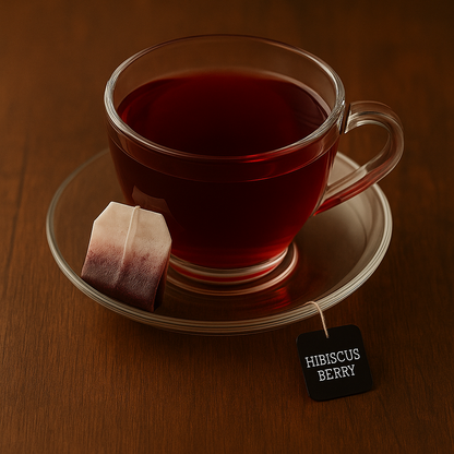 UfuKoffee Hibiscus Berry Tea Fruity Herbal Infusion