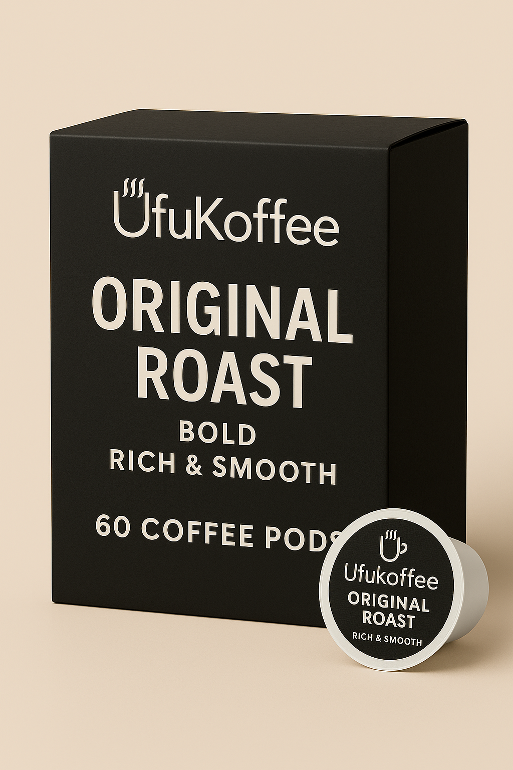UfuKoffee Fresh Roasted Coffee Pods Delivery 60 Count