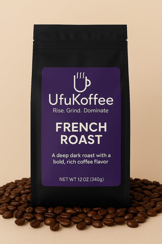 UfuKoffee French Roast Coffee Beans Bold Rich