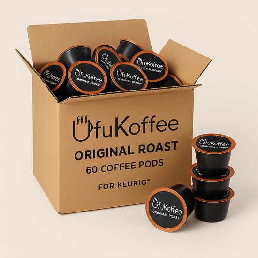 UfuKoffee Fresh Roasted Coffee Pods Delivery 60 Count